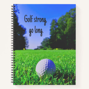 Golf starke, lange Rasen-Golf Notizbuch
