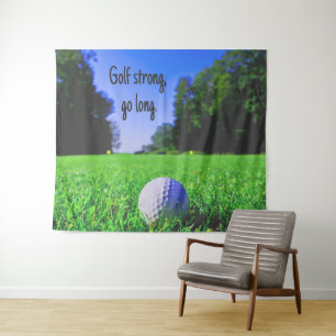Golf starke, lange Rasen-Golf Wandteppich
