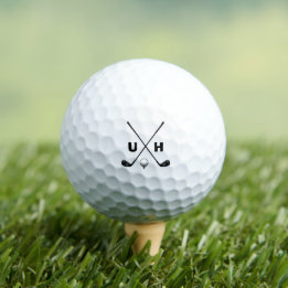 Golf Sticks mit Monogram Golfball