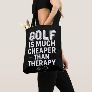 Golf-Sucht Lustiger Golfer Tasche