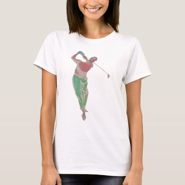 Golf Swing Vintag T-Shirt (Vorderseite)