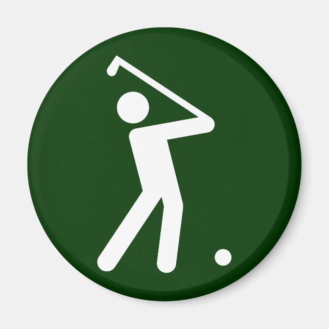 Golf Symbol Magnet (Vorne)