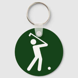 Golf Symbol Schlüsselanhänger