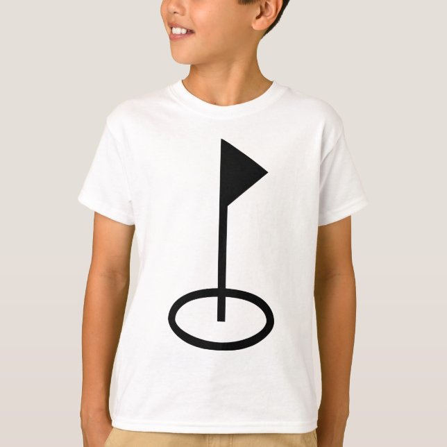 Golf Symbol T-Shirt (Vorderseite)