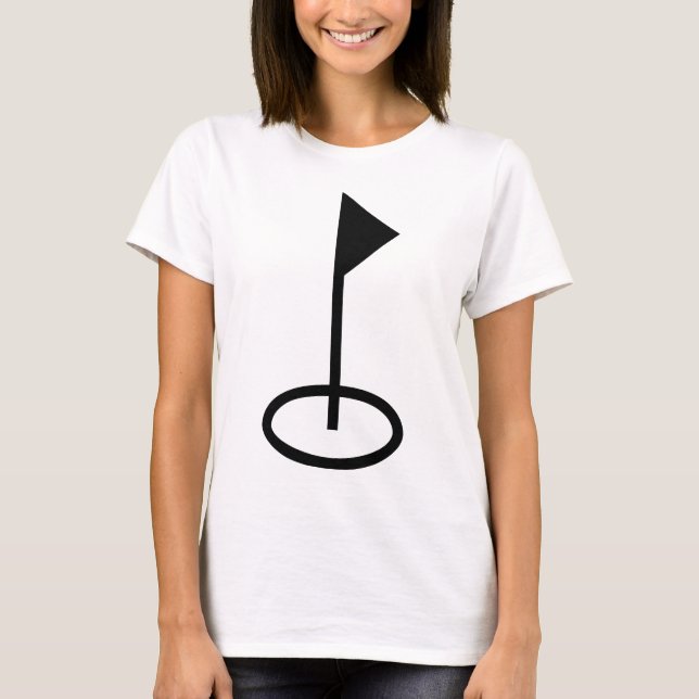 Golf Symbol T-Shirt (Vorderseite)