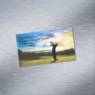 Golf-Szenen-Magnet-Geschäftskarten Magnetische Visitenkarte