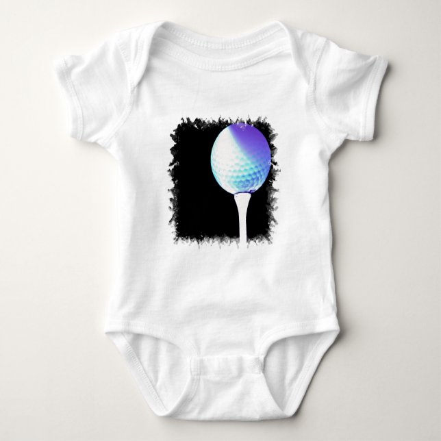 Golf-T-Shirt-Baby-Einteiler Baby Strampler (Vorderseite)