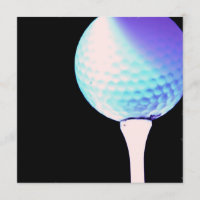 Golf-T-Shirt-Einladung