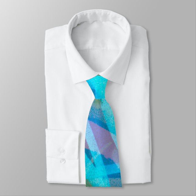 Golf T-Shirt Links Hinter Krawatte (Gebunden)