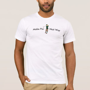 Golf-T-Shirt machen Gleichheit. Nicht Krieg T-Shirt