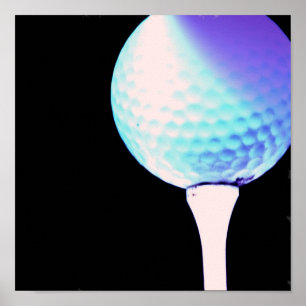 Golf T-Shirt Poster Print