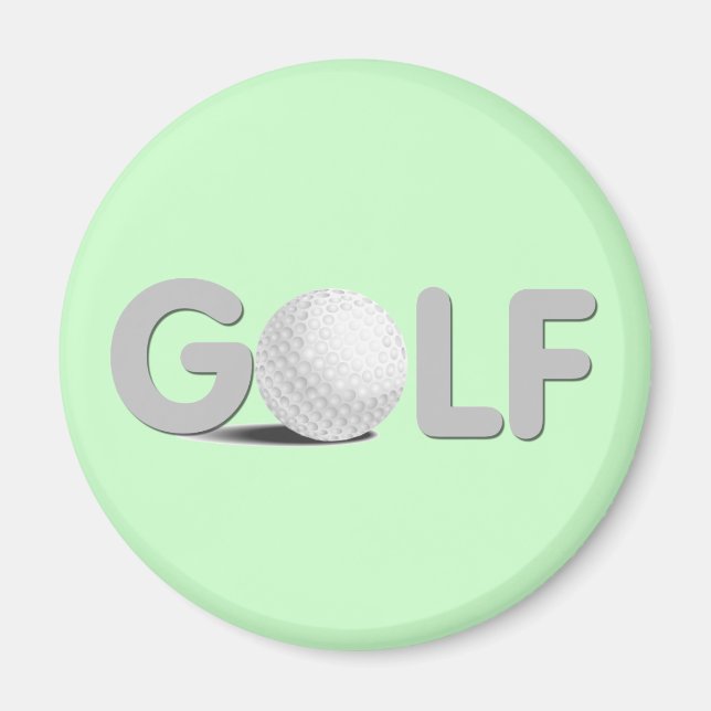 GOLF-T - Shirt und -Geschenke Magnet (Vorne)