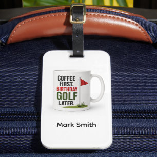 Golf Tägliche Lebensroutine Gepäckanhänger