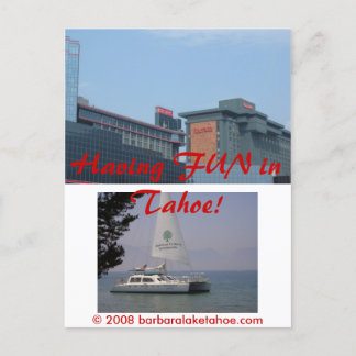 Golf Tahoe Postcard "Golfing in Tahoe Collection" Postkarte