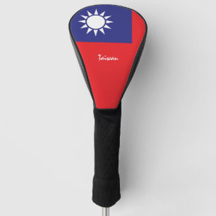 Golf Taiwan & taiwanesische Flagge / Golf Clubs Co Headcover