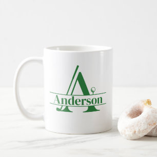 Golf-Tasse mit individuellem Namen Kaffeetasse