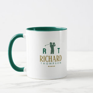 Golf Tasse mit Namen für Elegante Golfer