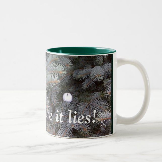Golf-Tasse Zweifarbige Tasse (Rechts)