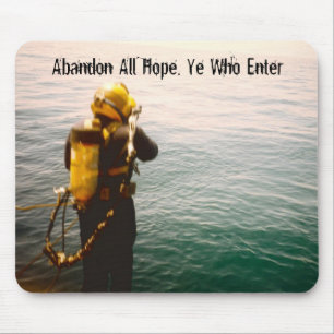 Golf-Taucher-Spritzen Mousepad