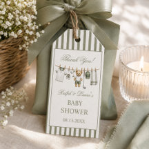 Golf Teddy Bär Baby Shower Danke