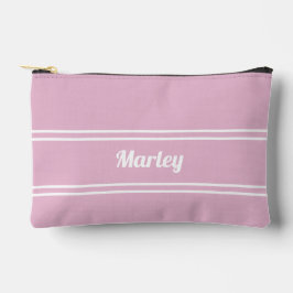 Golf Tee Golfer Pink & White Modern Accessory  Zubehörtasche