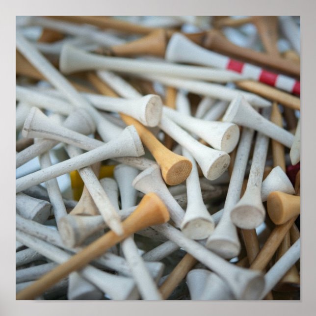 Golf Tees Poster (Vorne)