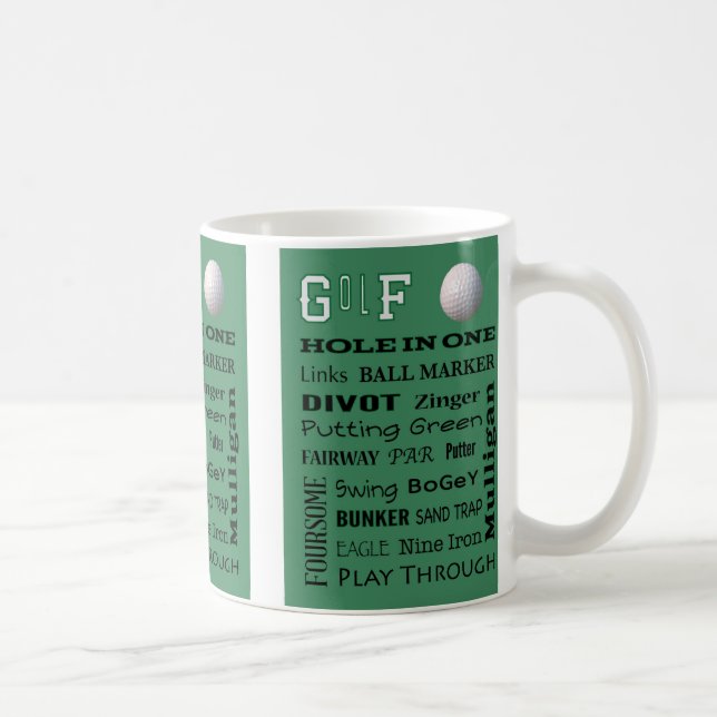 GOLF-Terminologie Kaffeetasse (Rechts)