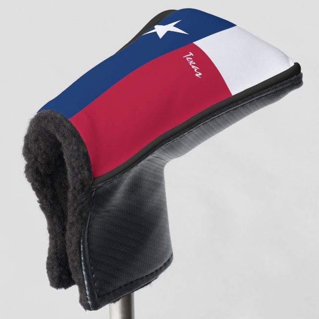 Golf Texas & Texas Flag / Golf Clubs Abdeckung Golf Headcover (3/4 Vorderseite)