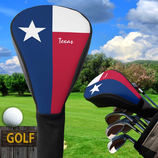 Golf Texas & Texas Flag / Golf Clubs Abdeckung Golf Headcover (Von Creator hochgeladen)