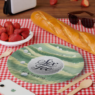 Golf-Thema 60 & Tee’d Off Geburtstagsfeier Pappteller