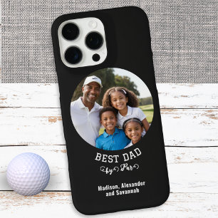 Golf Thema Best Dad By Par Foto zum Vatertag iPhone 16 Pro Max Hülle