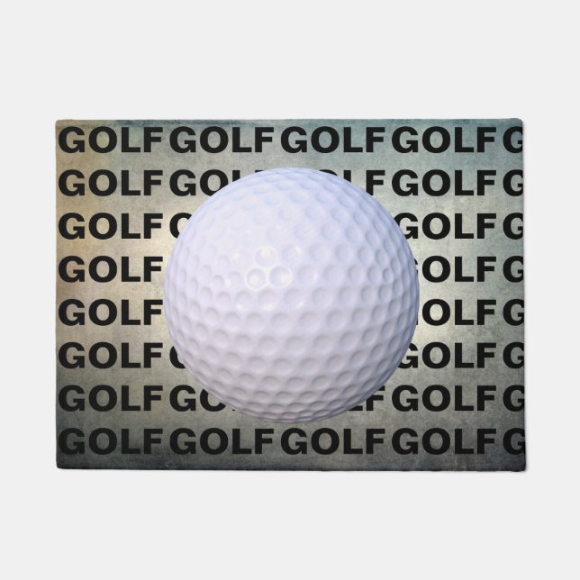 GOLF-THEMA FUßMATTE (Vorderseite)