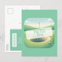 Golf Thema Geburtstag Einladung Postkarte