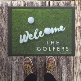 Golf Thema Willkommen im Golfers Doormat Fußmatte