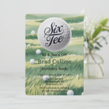 Golf Theme 60 & Tee’d Off Birthday Party