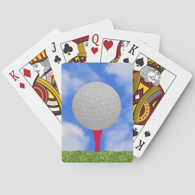 Golf Theme Bicycle Playing Cards Spielkarten (Rückseite)