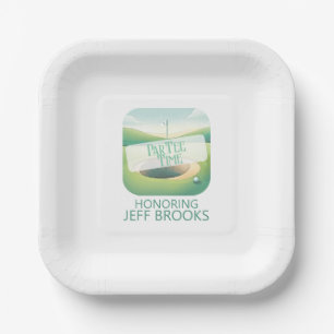 Golf Theme Green Party Pappteller