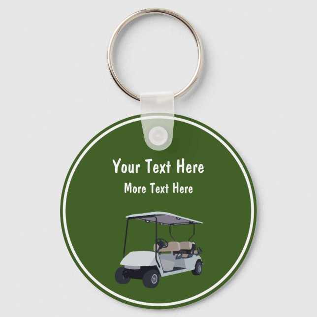 Golf Theme Promotions Schlüsselanhänger Golf Car T (Vorderseite)