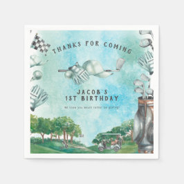 Golf Themed Geburtstagsparty Napkins Serviette