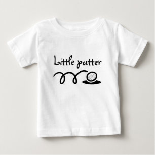 Golf-Themen-Baby-Outfit   Süßes Putting-Design Baby T-shirt