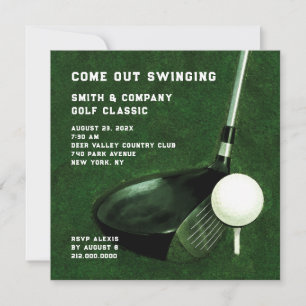 Golf-Themen-Einladung Einladung