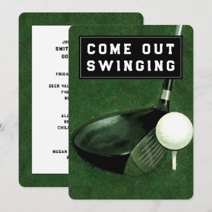 Golf-Themen-Einladung Einladung