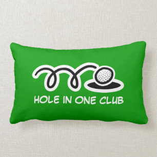 Golf Thole wirft Kissen mit lustigem Zitat