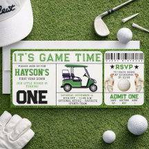 Golf Ticket 1. Geburtstag