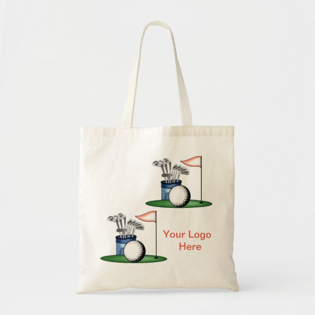 "#Golf" Tote Bag Tragetasche (Vorne)