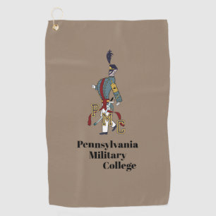 * GOLF TOWEL (braun) mit PMC-Logo Golfhandtuch