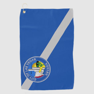 Golf Towel mit Fahne von Las Vegas City, USA Golfhandtuch