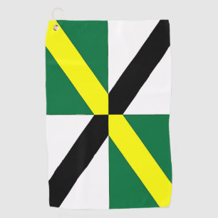 Golf Towel mit Fahne von Monterey City, USA Golfhandtuch