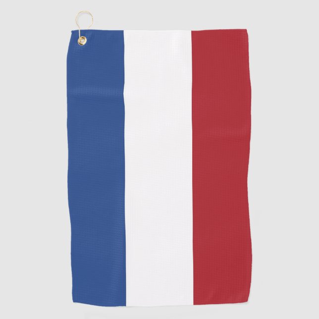 Golf Towel mit Flagge der Niederlande Golfhandtuch (Vorderseite)