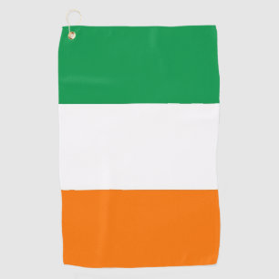 Golf Towel mit Flagge Irlands Golfhandtuch
